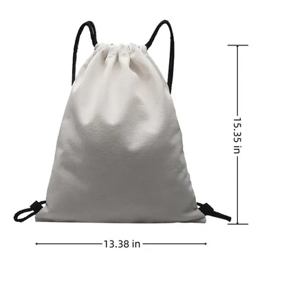 Drawstring Cinch Backpack Gym Yoga  Travel School Bags