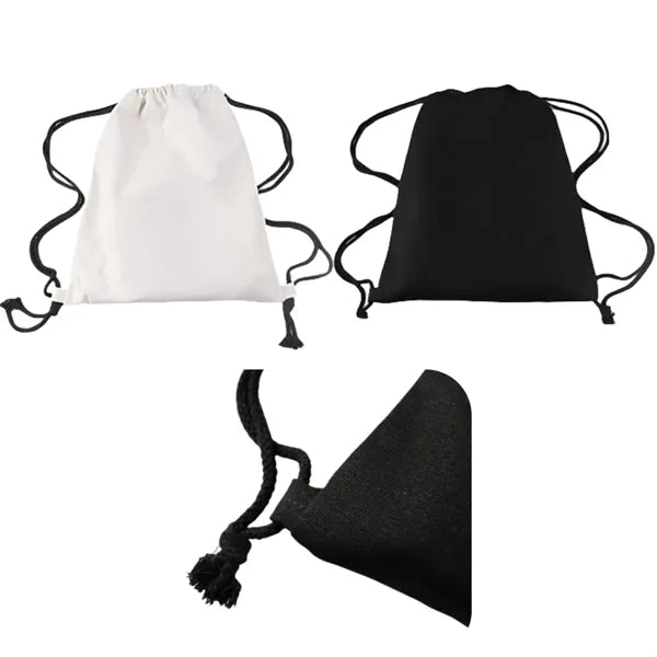 Drawstring Cinch Backpack Gym Yoga  Travel School Bags