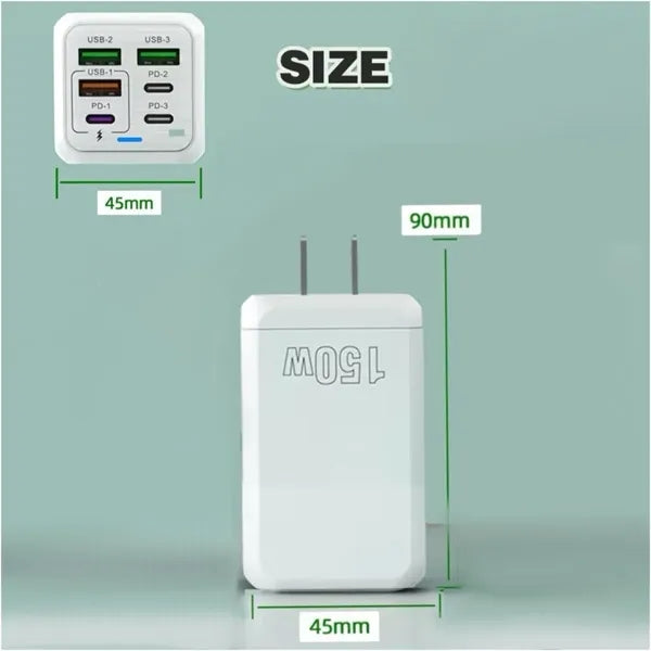 6 in 1 Versatile Universal  Power Adapter Chargers