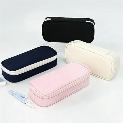 Portable Pencil Pouch Stationery Holder Storage