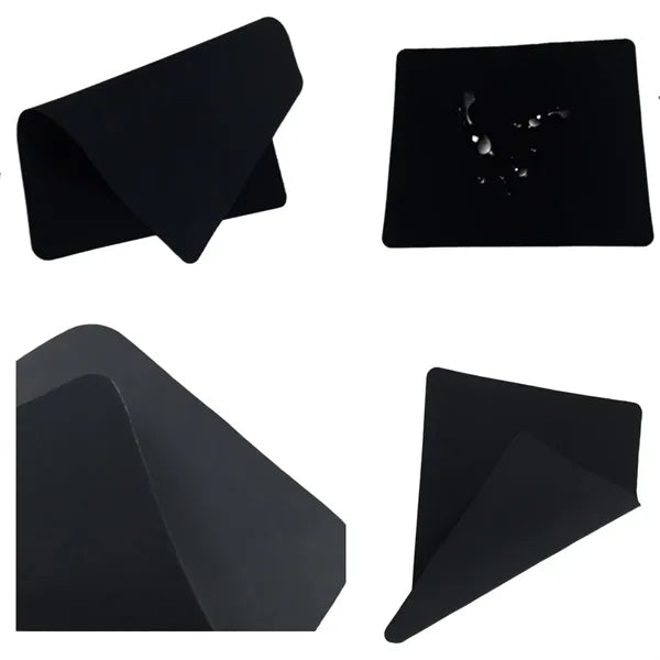Office Mouse Mat Pad Non-Slip Rubber Black