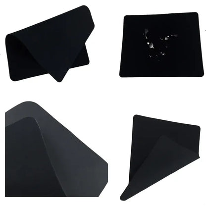 Office Mouse Mat Pad Non-Slip Rubber Black