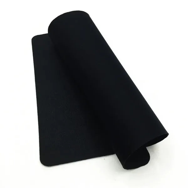 Office Mouse Mat Pad Non-Slip Rubber Black