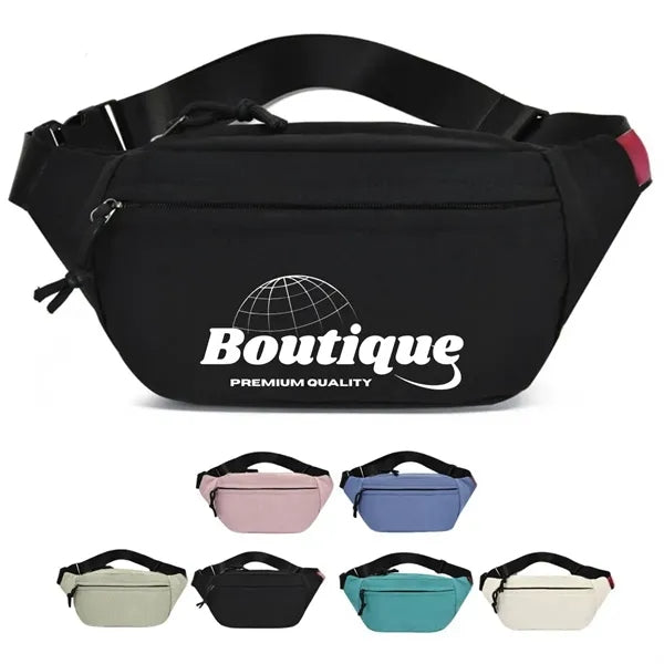 Unisex Fanny Pack Soft Leather Shoulder Crossbody Chest Bags