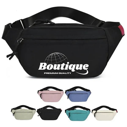 Unisex Fanny Pack Soft Leather Shoulder Crossbody Chest Bags