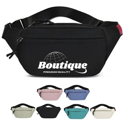 Unisex Fanny Pack Soft Leather Shoulder Crossbody Chest Bags