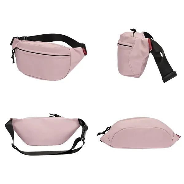 Unisex Fanny Pack Soft Leather Shoulder Crossbody Chest Bags