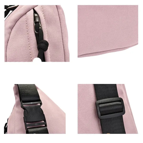 Unisex Fanny Pack Soft Leather Shoulder Crossbody Chest Bags