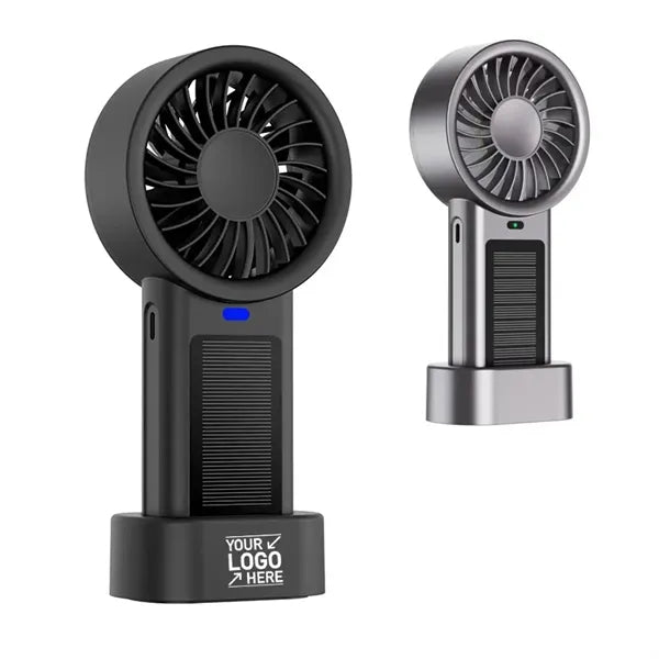 Solar Powered Portable Handheld Fan