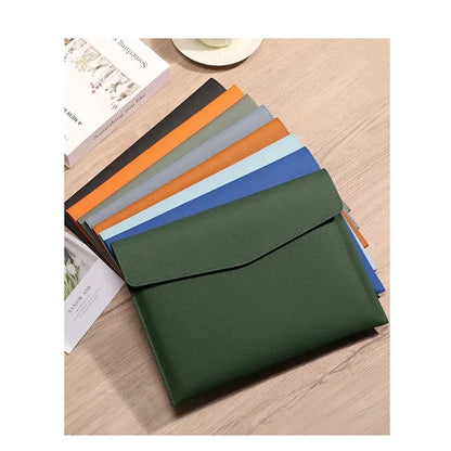 PU Leather A4 Document Holder File Organizer