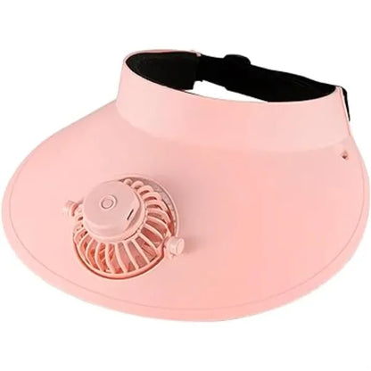 Adjustable Portable Fan Cap for Outdoor Adventures