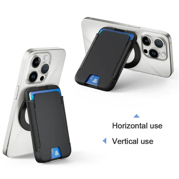 Unisex Magnetic Phone Wallet Slots Adjustable Stand  iPhone