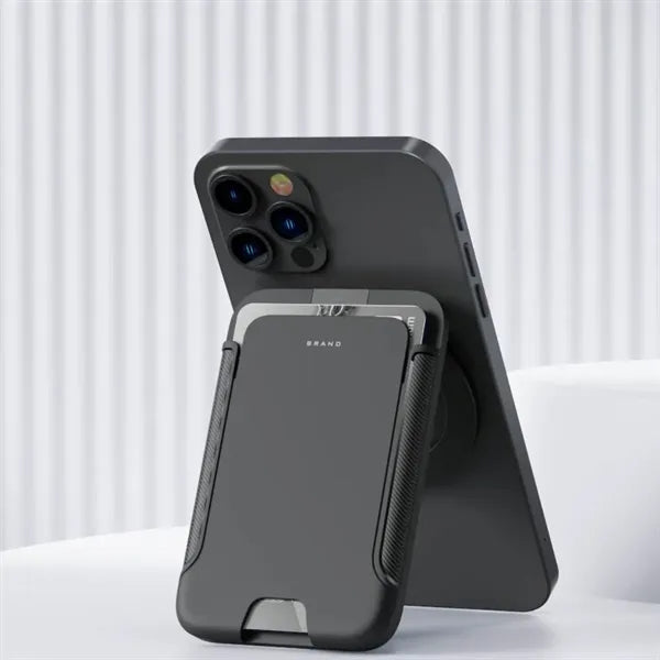 Unisex Magnetic Phone Wallet Slots Adjustable Stand  iPhone