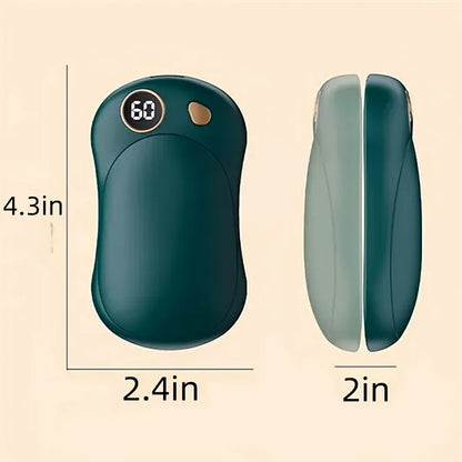 Double-sided detachable magnetic hand warmer power bank