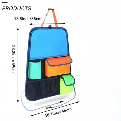 Car Seat Back Organizer Multi Pockets Storage Bag Net
