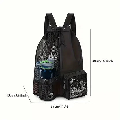 Black Custom Sports Travel Fitness Waterproof Backpack Bags