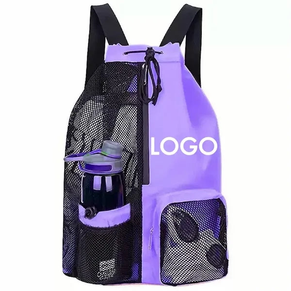 Black Custom Sports Travel Fitness Waterproof Backpack Bags