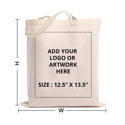 Canvas Tote Bags - Printed (Front only - without Gusset)