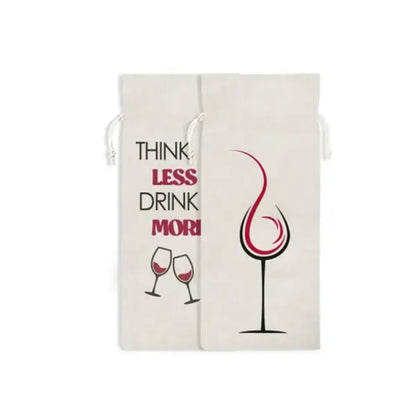 Canvas Wine Bags - Printed