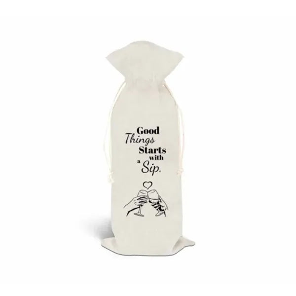 Canvas Wine Bags - Printed