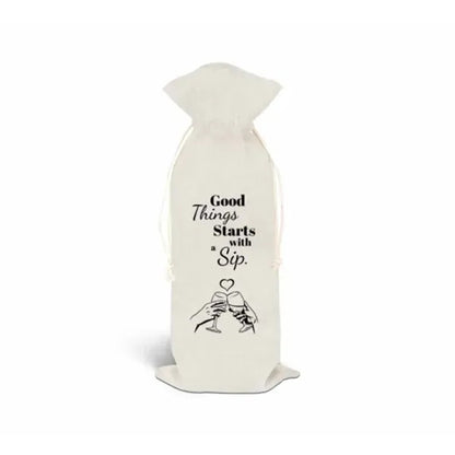 Canvas Wine Bags - Printed