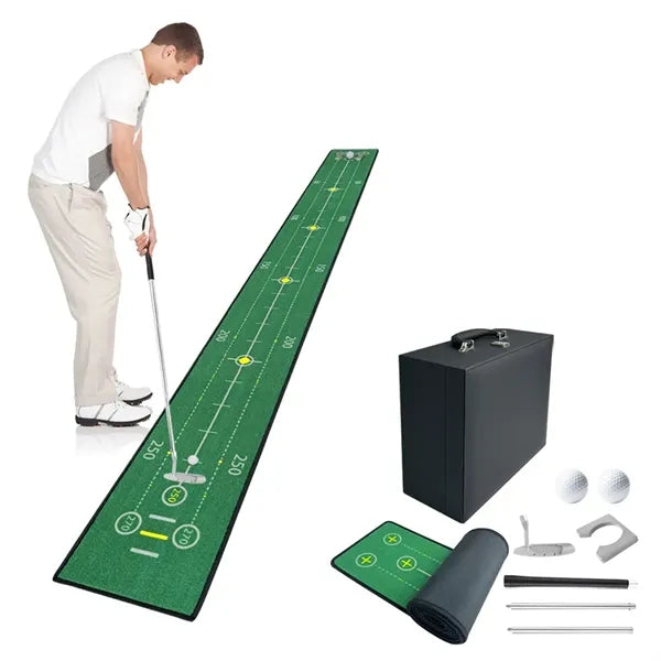 Executive Gift Golf Putter Set Kit With Leather Case