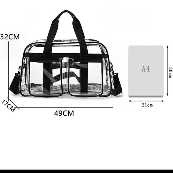 Transparent PVC Duffel Bag