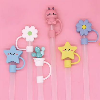 3D PVC Straw Toppers