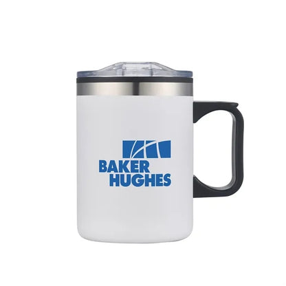 14oz. Double Wall SS / PP Campfire Mug with Clear Lid