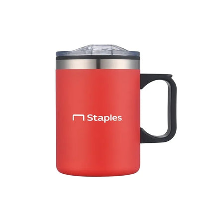 14oz. Double Wall SS / PP Campfire Mug with Clear Lid