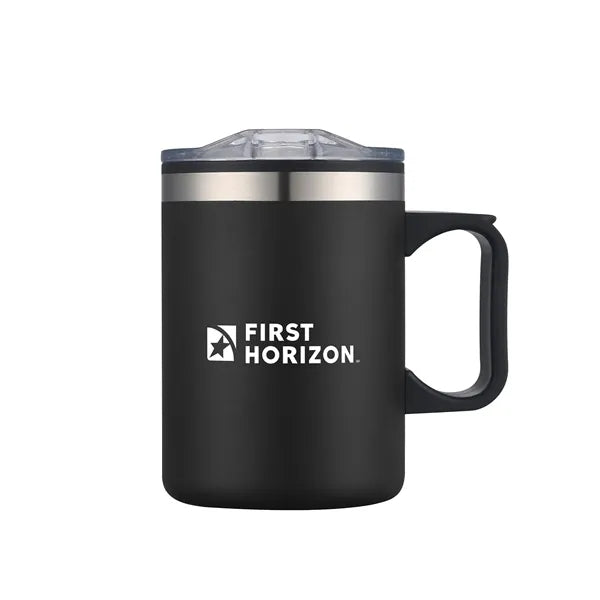 14oz. Double Wall SS / PP Campfire Mug with Clear Lid