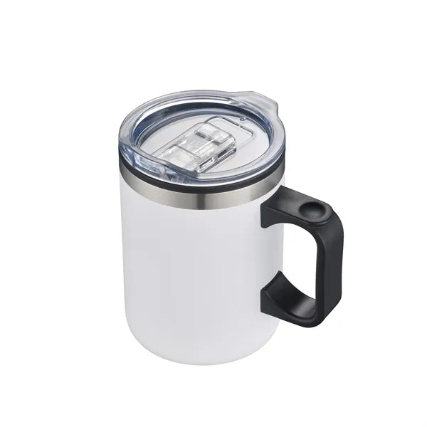 14oz. Double Wall SS / PP Campfire Mug with Clear Lid