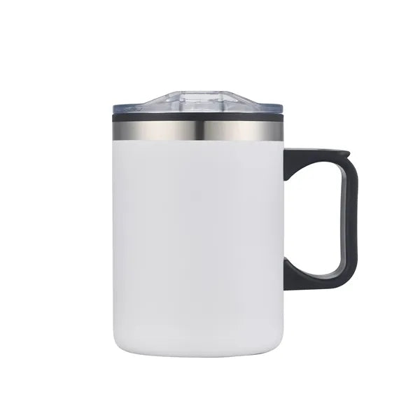 14oz. Double Wall SS / PP Campfire Mug with Clear Lid