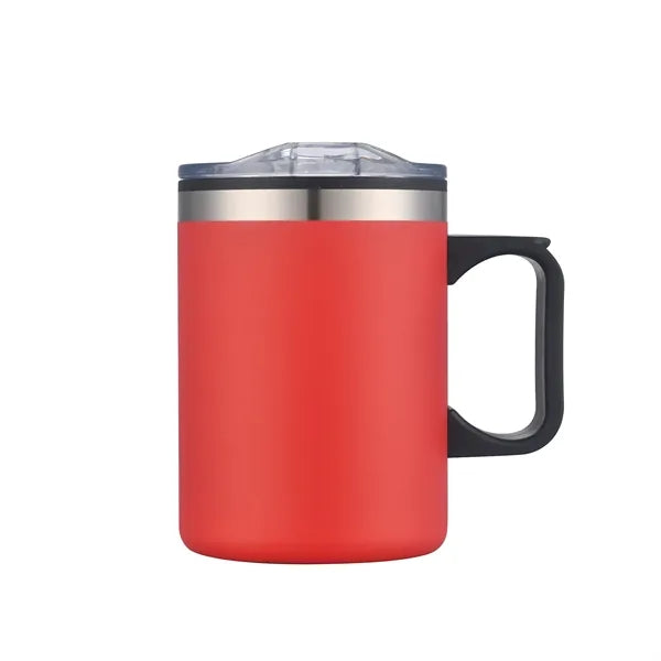 14oz. Double Wall SS / PP Campfire Mug with Clear Lid