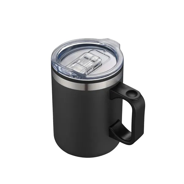 14oz. Double Wall SS / PP Campfire Mug with Clear Lid