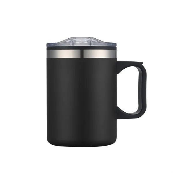 14oz. Double Wall SS / PP Campfire Mug with Clear Lid