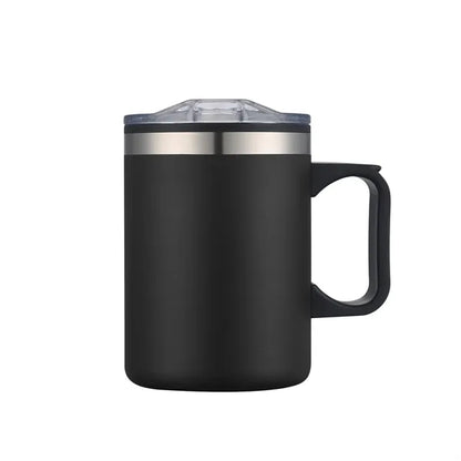 14oz. Double Wall SS / PP Campfire Mug with Clear Lid
