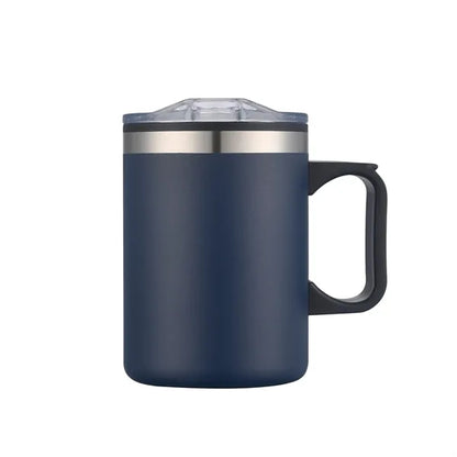 14oz. Double Wall SS / PP Campfire Mug with Clear Lid