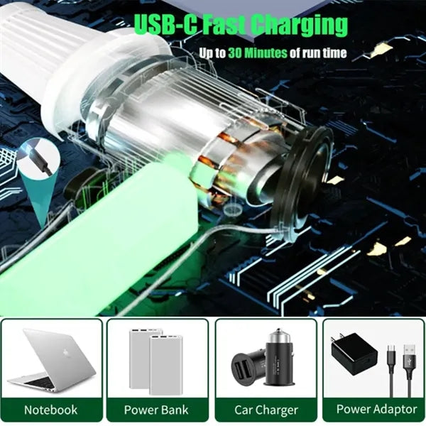 Car Dust Blower Cordless Portable Desktop Vacuum Cleaner