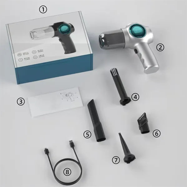 Car Dust Blower Cordless Portable Desktop Vacuum Cleaner