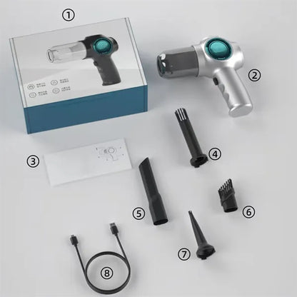 Car Dust Blower Cordless Portable Desktop Vacuum Cleaner