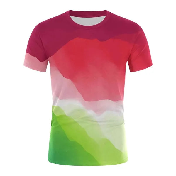 Sublimation Full Color Short Sleeve Tee Shirt