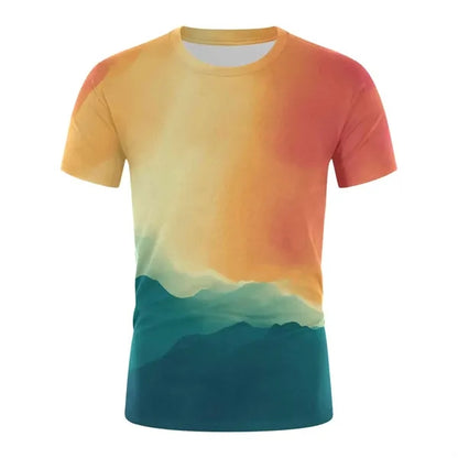 Sublimation Full Color Short Sleeve Tee Shirt