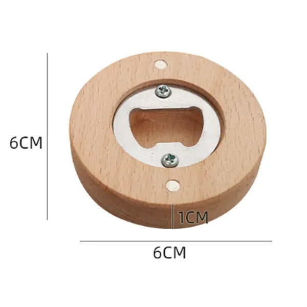 Magnetic Wooden Bottle Opener