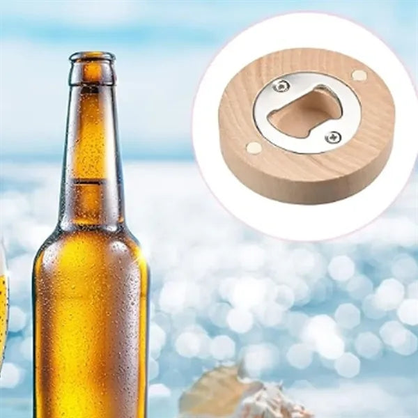 Magnetic Wooden Bottle Opener