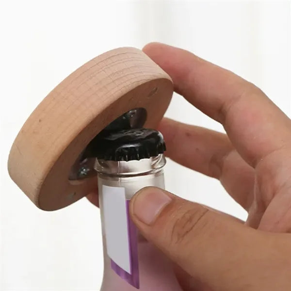 Magnetic Wooden Bottle Opener