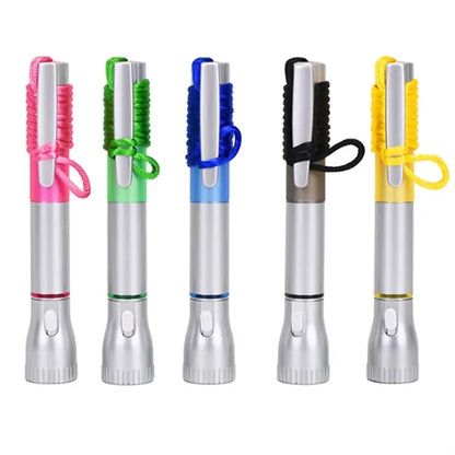 LED Flashlight Pen with Lanyard