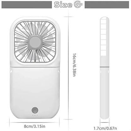 Rechargeable Handheld Power Bank Fan