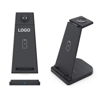 3 In 1  Wireless Charger Phone Stand