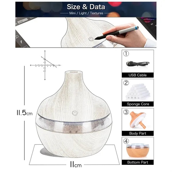 Mini USB Diffuser Humidifier